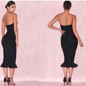 House of CB dress strapless dress